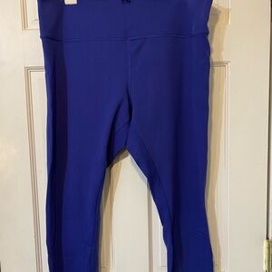 Lululemon wunder train high rise leggings in color: larkspur